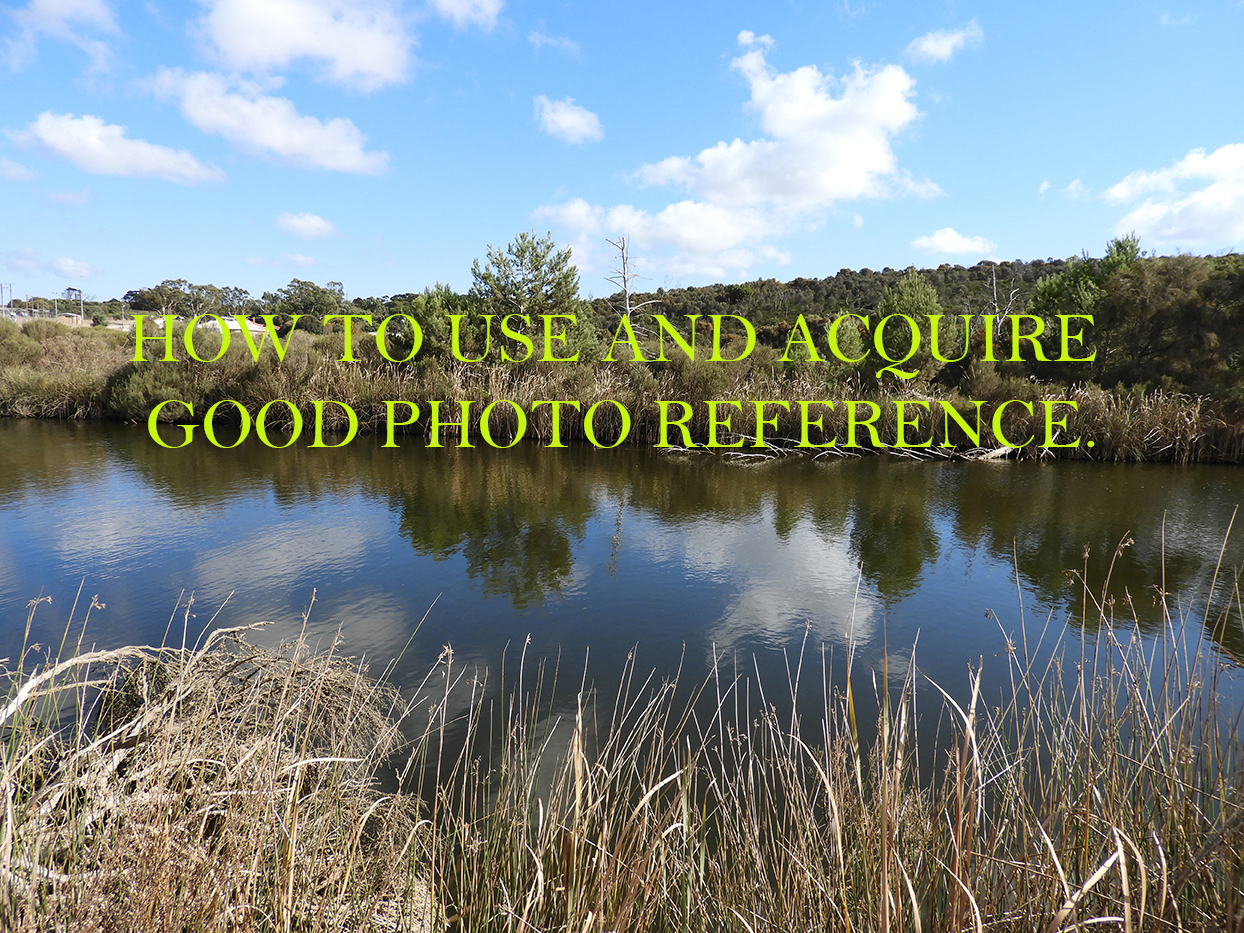 How to use and acquire good photo reference.
